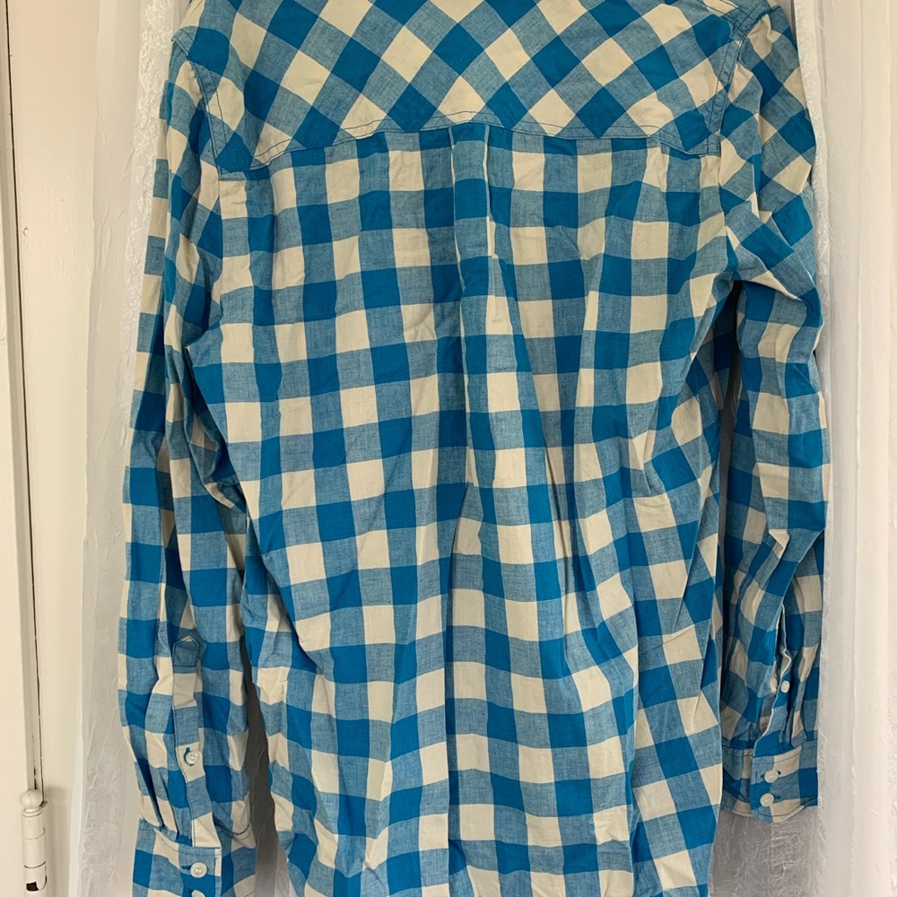J. Crew boy-fit plaid button down